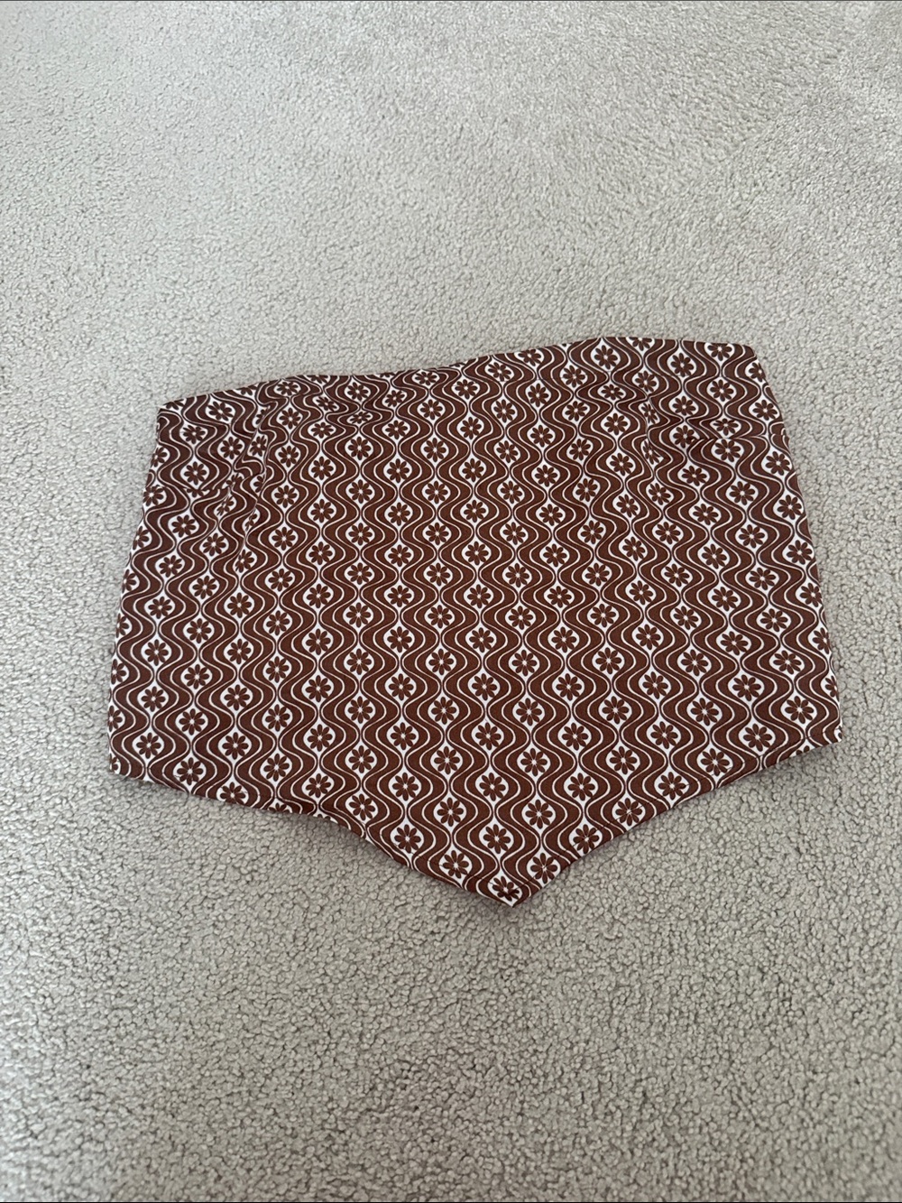 Hollister brown patterned tube top